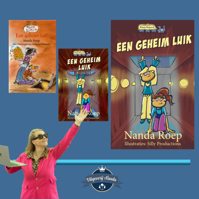 Uitgeverij Nanda-plaza herdruk2 Nanda Roep is zelfuitgever van onder meer de kinderboeken van Plaza Patatta
