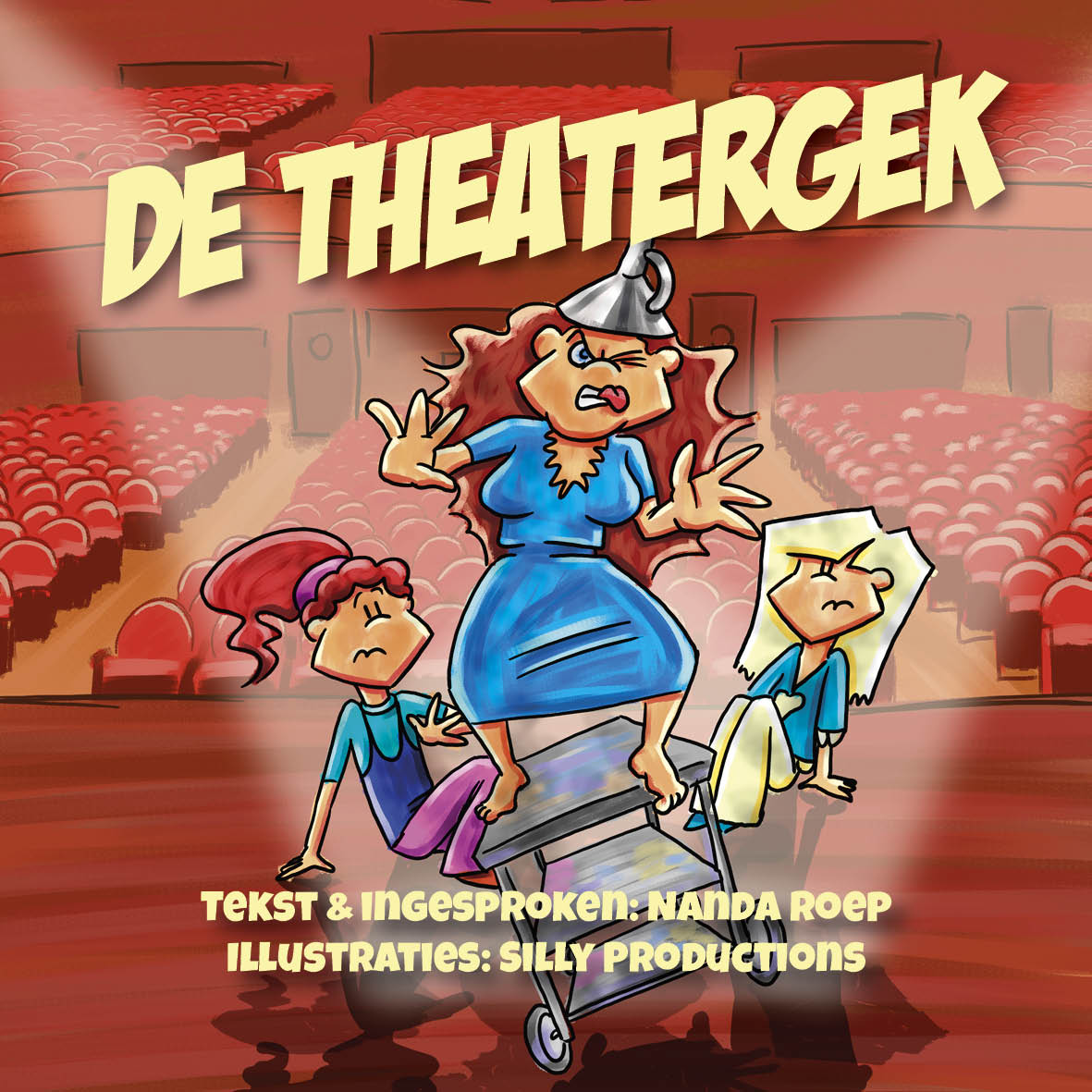 De Theatergek is een luisterboek voor kinderen vanaf 9 jaar, door Nanda Roep in de serie Plaza Patatta voor Leesplezier.