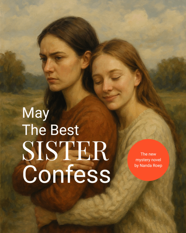 Novel about sisters by Nanda Roep. The complex bond between sisters, theme of the novel May The Best Sister Confess Novel about sisters by Nanda Roep. The complex bond between sisters, theme of the novel May The Best Sister Confess