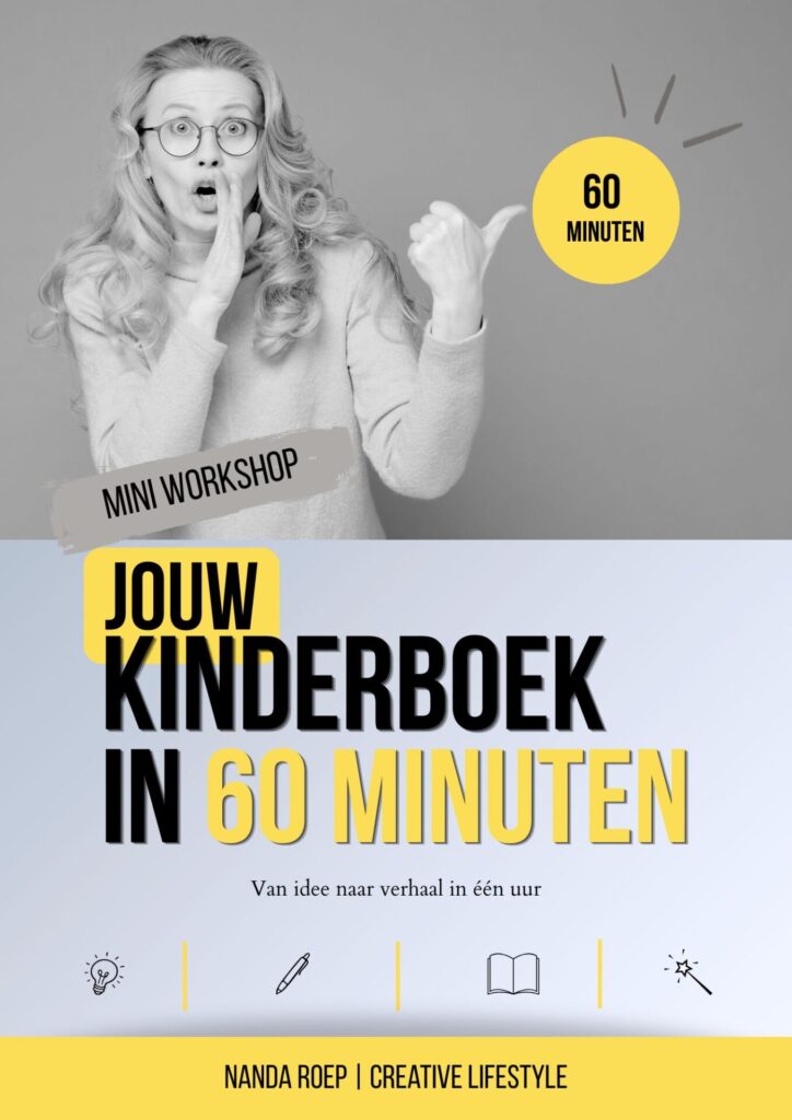 Schrijf je eigen kinderboek is een workshop die snel resultaat g eeft