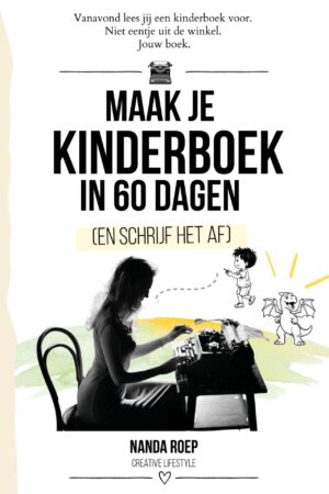 Maak je kinderboek in 60 dagen is een schrijfcursus die ervoor zorgt dat het nu eindelijk afkomt